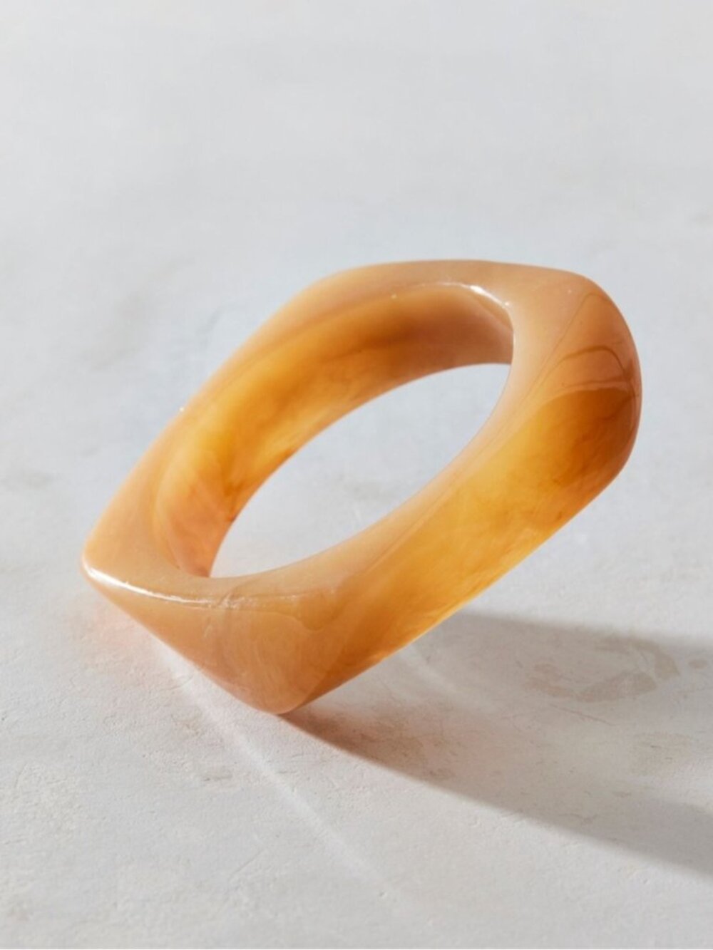 New! Carmel Resin Bangle Bracelet NWT